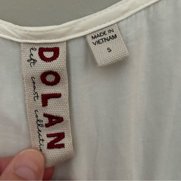 :Price Firm: Anthropologie Dolan Left Coast Cherie Babydoll Top - Picture 4 of 6